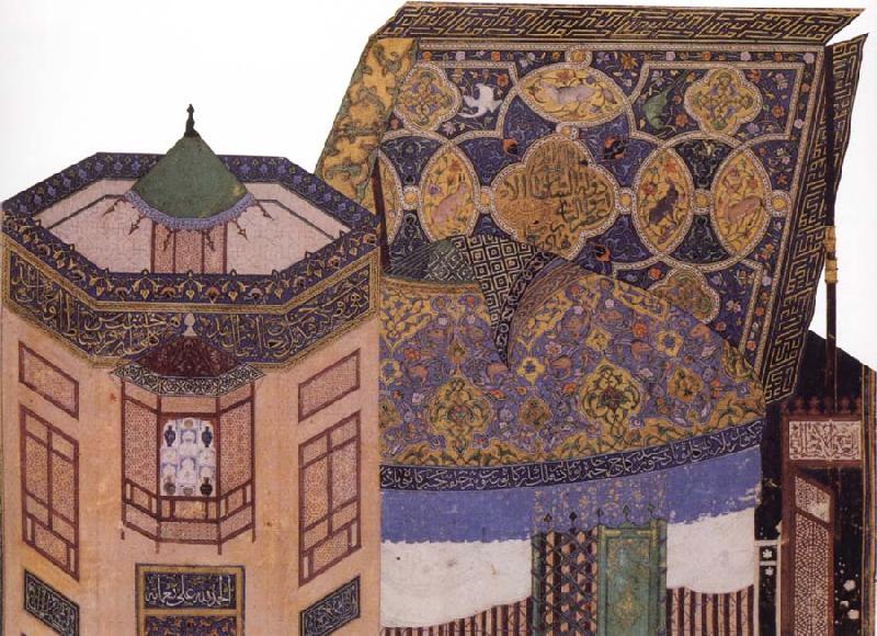 unknow artist Dome of the sultan s tent oil painting picture